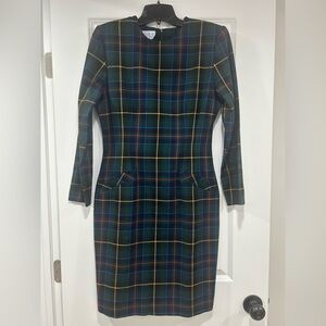 Vintage 80’s Oberon Plaid Dress